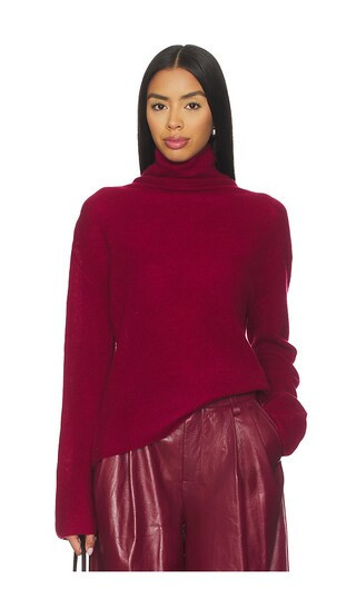 NAADAM Cloud Cashmere Turtleneck in Burgundy. - size M | Revolve Clothing (Global)