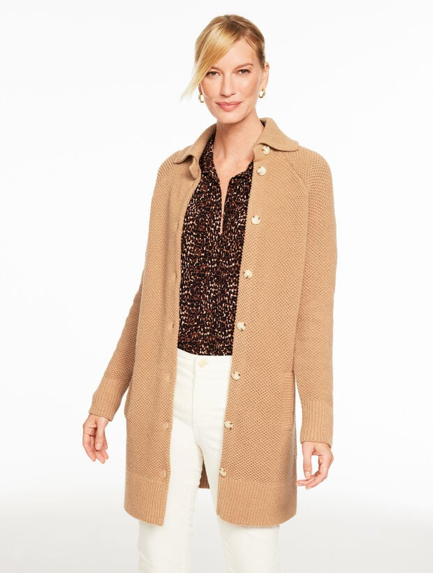 Textured Coatigan | Talbots