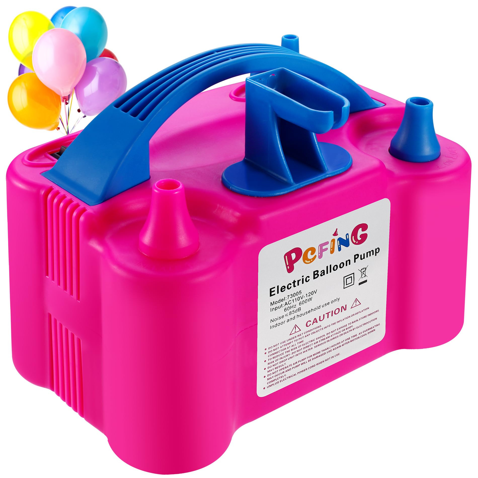 PCFING Balloon Pump Electric, Portable Balloons Inflator Blower Machine with Balloon Tie Tool & D... | Amazon (US)