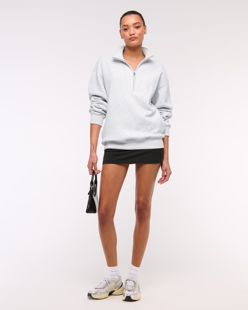 Women's Vintage Sunday Half-Zip | Women's Tops | Abercrombie.com | Abercrombie & Fitch (US)