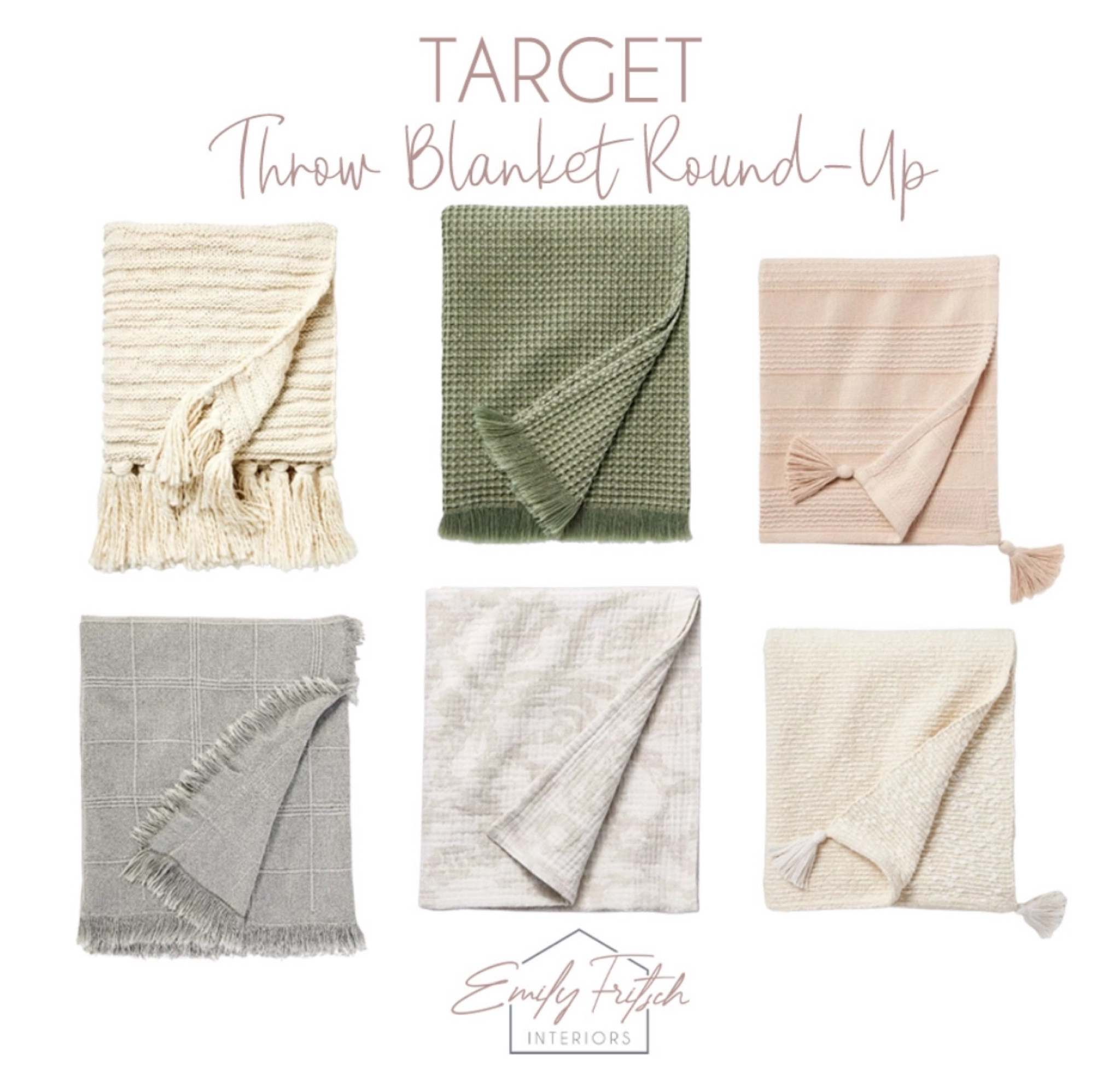 Target throw blanket round-up!

#LTKHome #LTKFindsUnder50