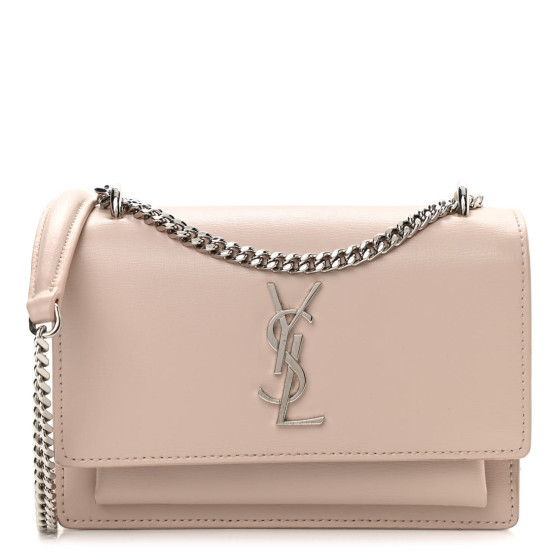 Calfskin Monogram Sunset Chain Wallet Light Pink | FASHIONPHILE (US)