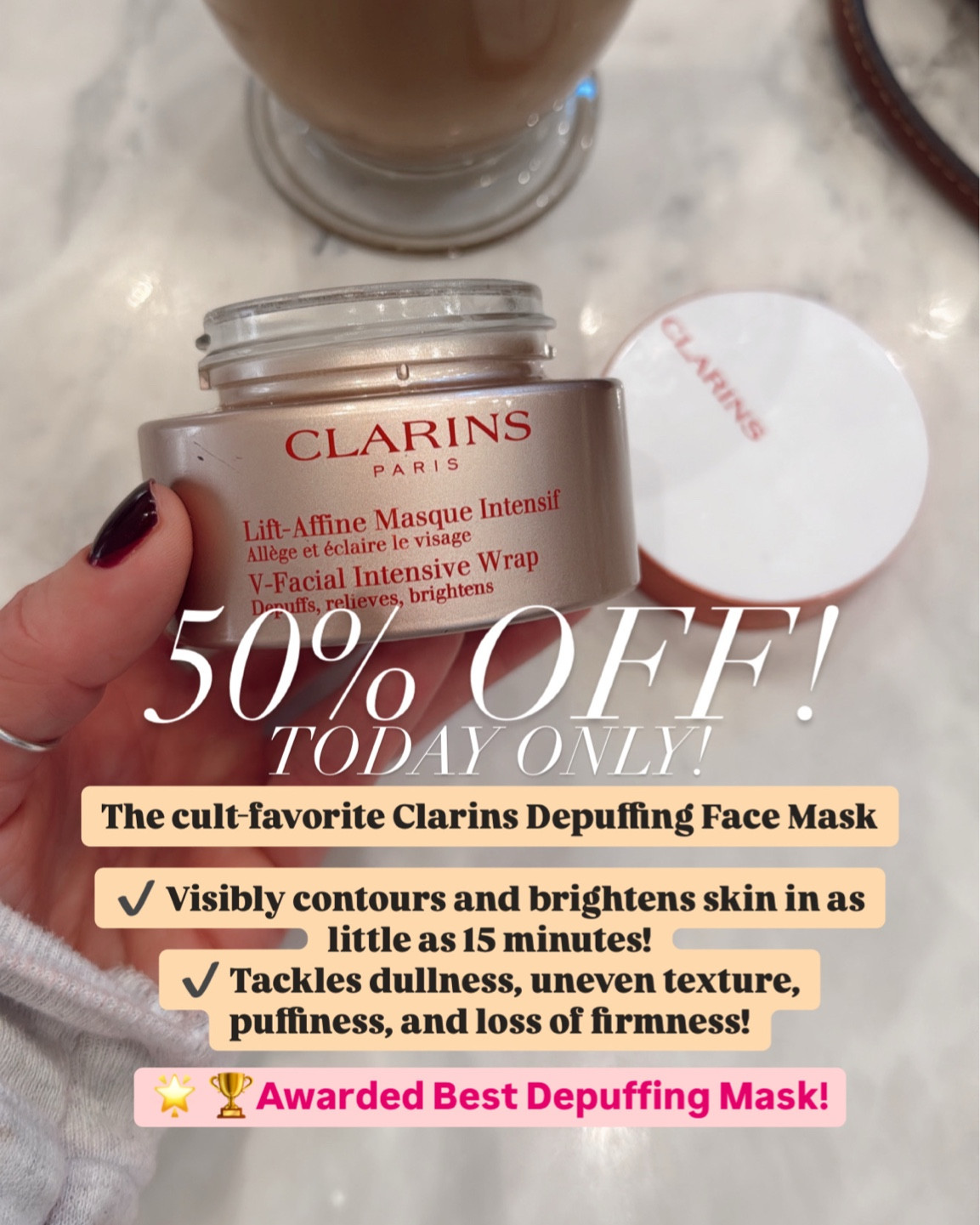 50% OFF today only!!! The bestttt!🏆
Sephora AND Kohl’s 

#LTKSaleAlert #LTKBeauty