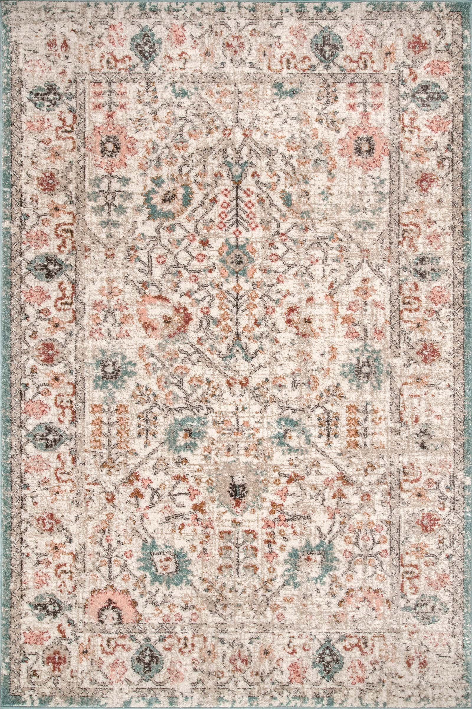 Color: BeigeNative Collage Rug | Beige Beige swatchShape: RectangleRectangleRunnerRoundSquareSize... | Rugs USA
