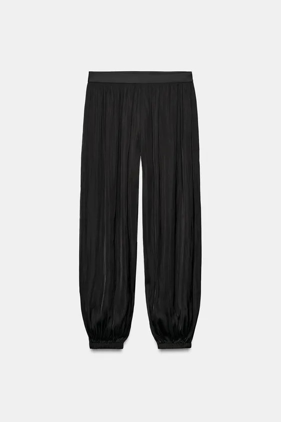 SATIN EFFECT PANTS | Zara US
