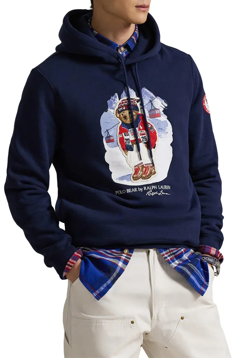 Team USA Polo Bear Graphic Hoodie | Nordstrom