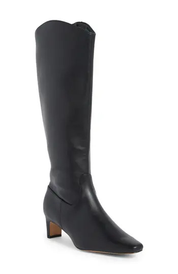 Splendid Jett Knee High Boot in Black Pu at Nordstrom Rack, Size 9.5 | Nordstrom Rack