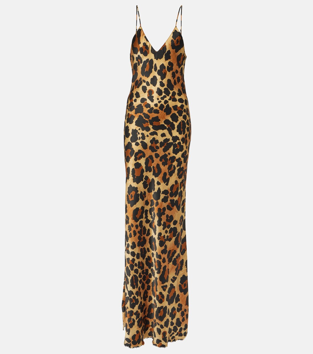 Ozzy leopard-print silk midi dress | Mytheresa (INTL)