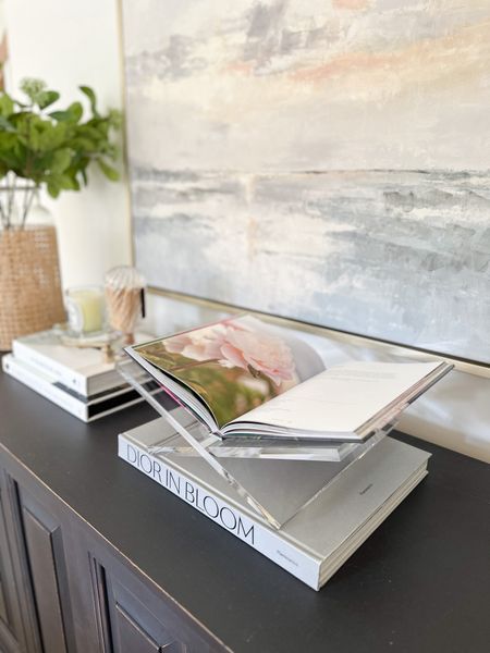Acrylic book stand, home decor, console table styling

#LTKfindsunder50 #LTKhome #LTKSeasonal