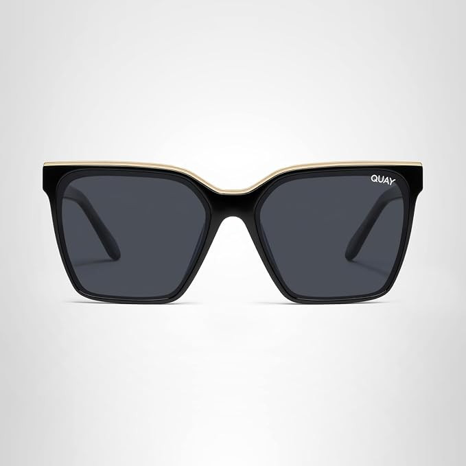 QUAY Level Up Sunglasses, Oversized Women’s Square Sunglasses with UV Protected Lenses, Stateme... | Amazon (US)