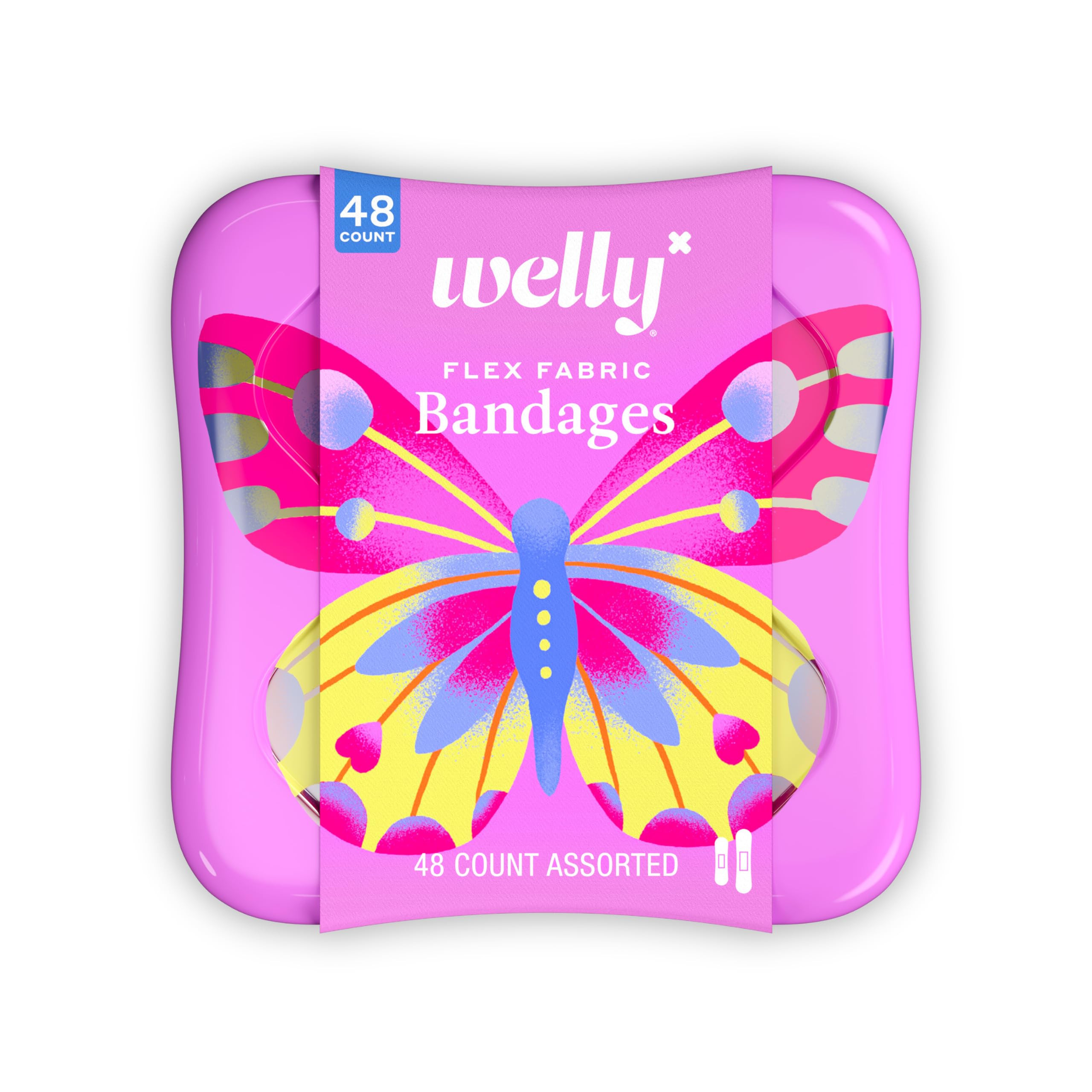 Welly Bandages | Adhesive Flexible Fabric Bravery Badges | Assorted Shapes for Minor Cuts, Scrape... | Amazon (US)