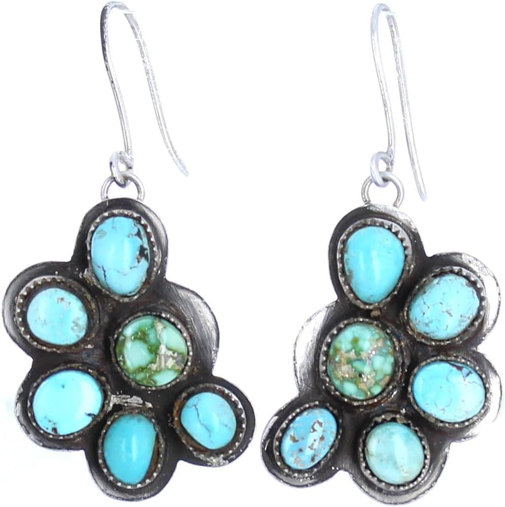 Dry Creek Turquoise Earrings Sterling 6-Stone Charmers | Amazon (US)