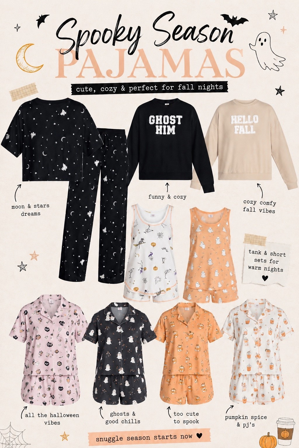 Spooky Season Sleep Sets from Walmart! I got the orange ghosts! ☺️☺️

#LTKselfcare #LTKSeasonal