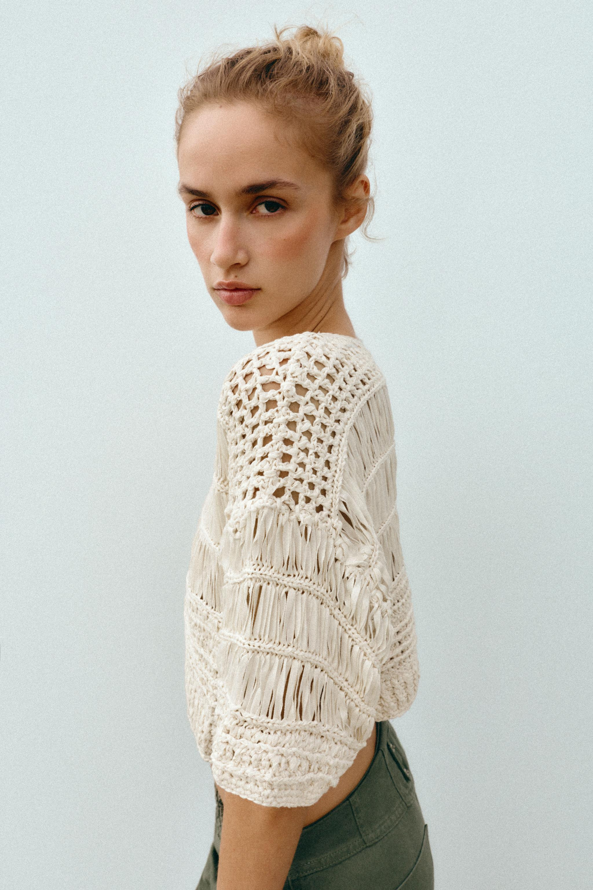 COMBINATION TAPE KNIT TOP | Zara US