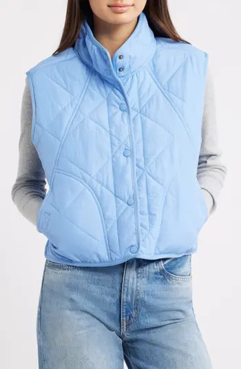 Thread & Supply Lightweight Puffer Vest in Cornflower Blue at Nordstrom Rack, Size Small | Nordstrom Rack