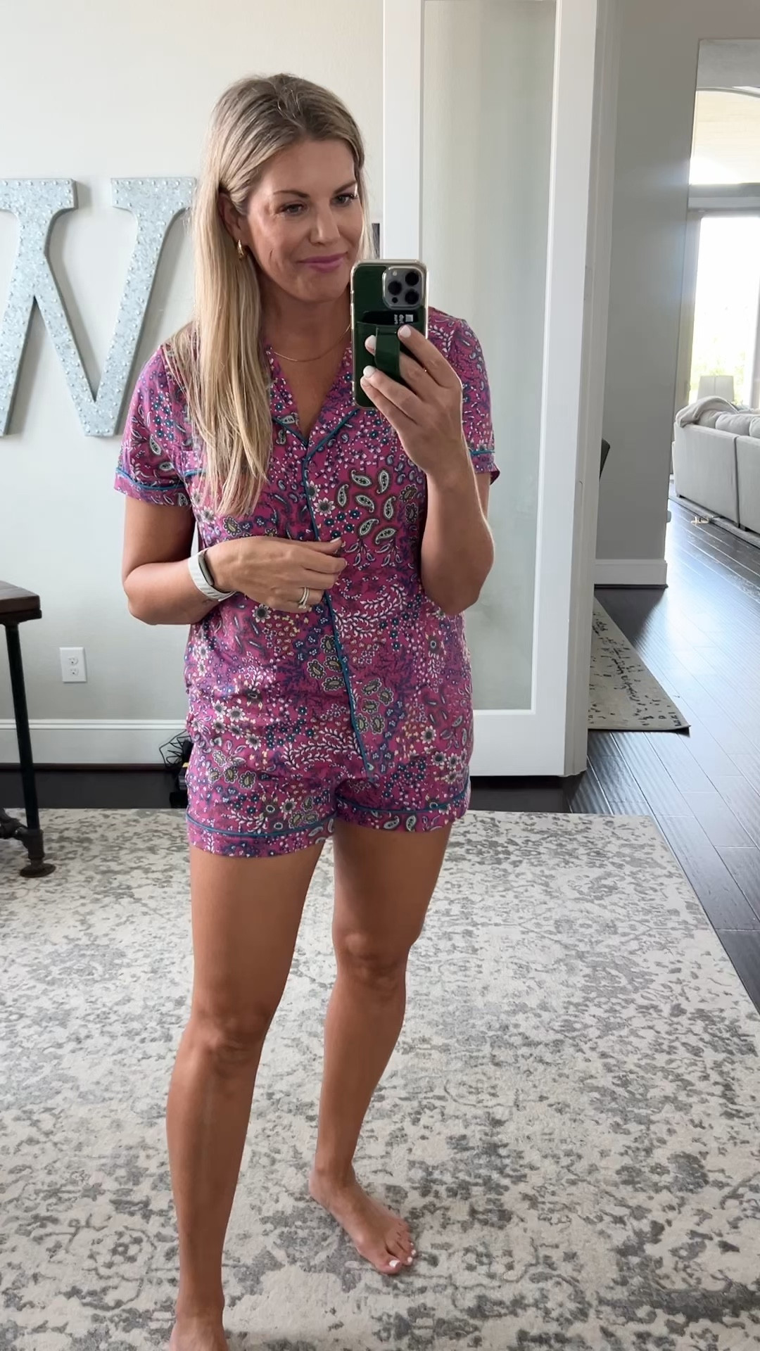 Comfy pajamas make me happy and I love these I got on Walmart! I’m true to size in the large.
@walmartfashion
#walmartfashion
#walmartpartner 

#LTKxWalmart #LTKMidsize #LTKOver40
