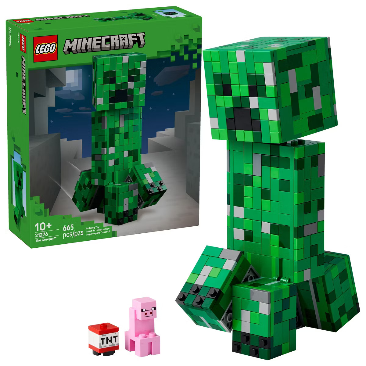 LEGO Minecraft The Creeper Gaming Kids Building Toy 21276 | Target