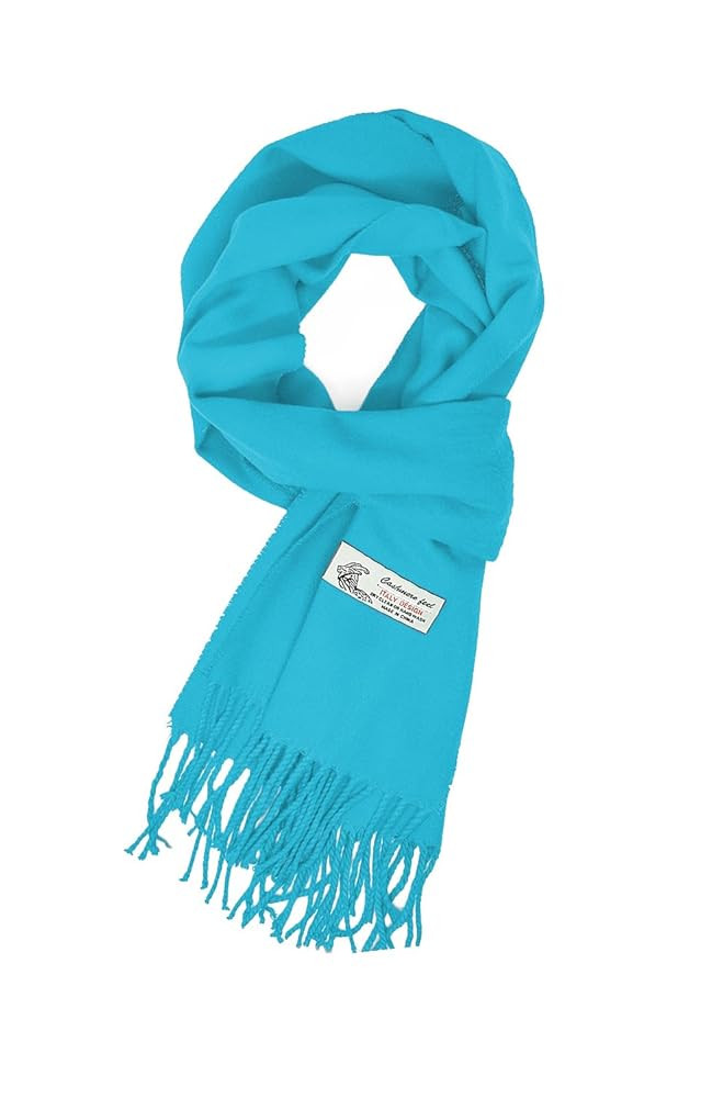 Glory Max Unisex Plain Solid Color Winter Scarf Cashmere Feel Soft Classic 72"x12" | Amazon (US)