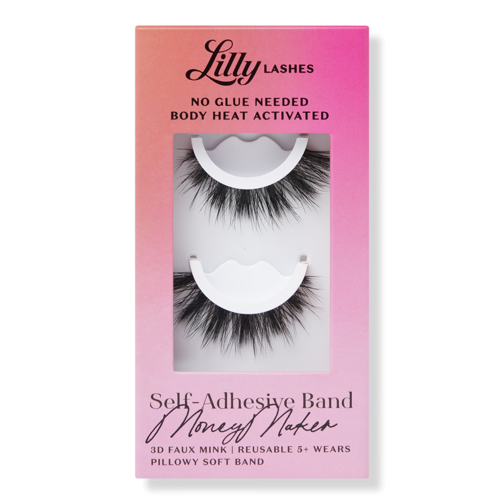 Lilly Lashes MoneyMaker Self-Adhesive 3D Faux Mink Lashes | Ulta