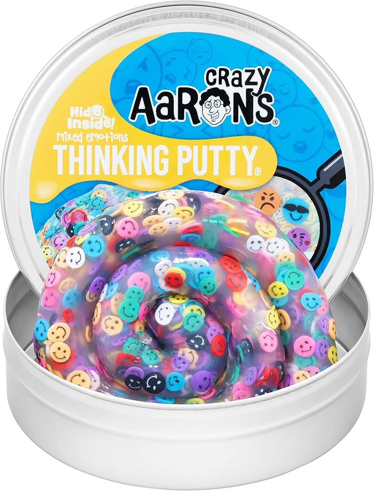 Crazy Aaron's Hide Inside! Mixed Emotions Thinking Putty - 4" Tin Thinking Putty - Non-Toxic Sens... | Amazon (US)