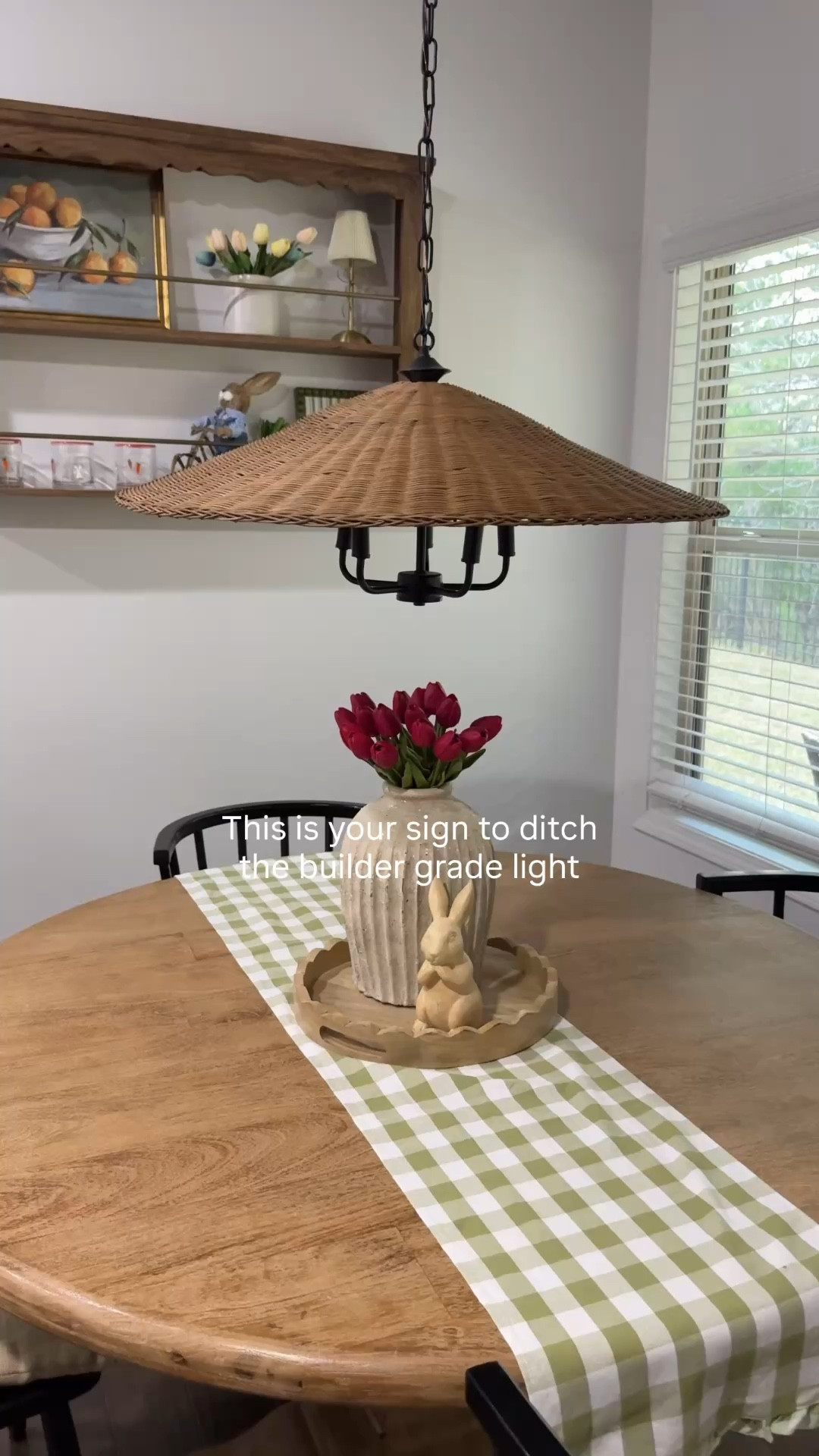 This is your sign to ditch the builder grade light with a beautiful one ❤️

#LTKdayinmylife #LTKHome