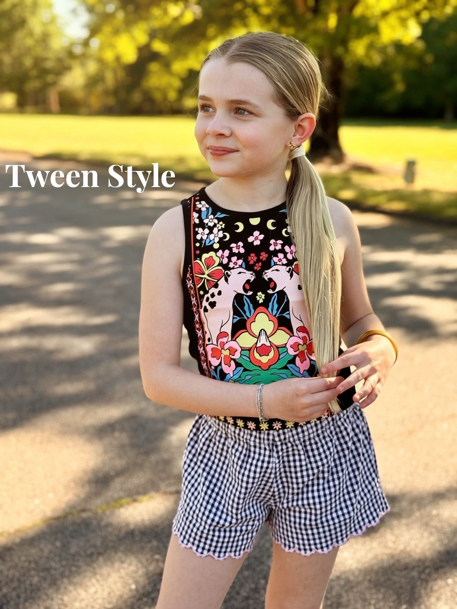 My oldest is 11 & in that phase of wanting to dress more on trend and feel confident, yet she’s not ready for adult clothing. Thankful for a brand that gets it and makes age appropriate pieces for this phase of life. 🩷

#LTKKids #LTKootd #LTKActive