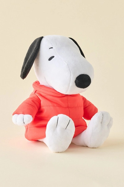 Peanuts Snoopy Puffer Coat Plushie | Urban Outfitters (US and RoW)