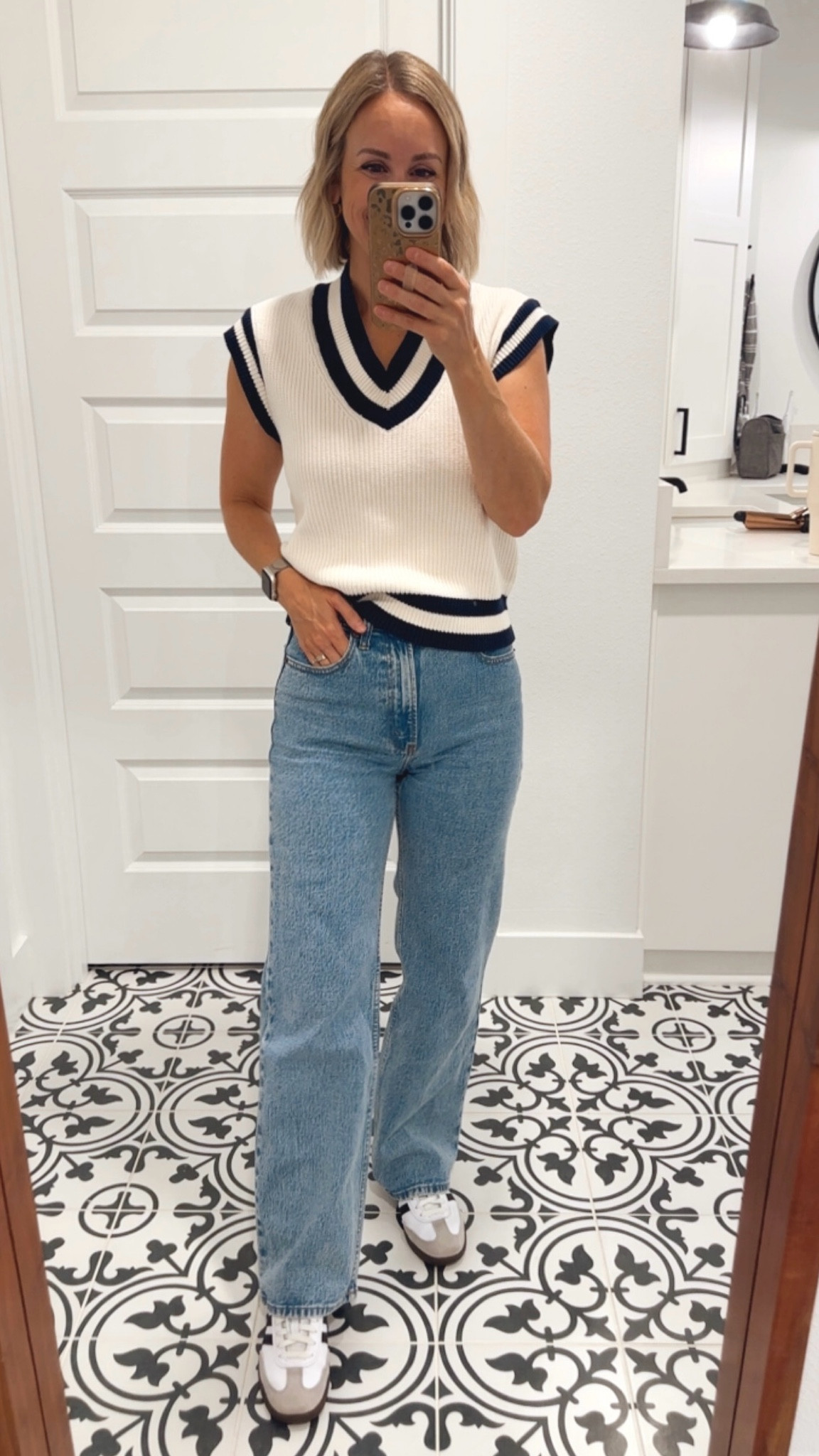 Teacher outfit: The Loft has some cute new sweaters for fall including this varsity striped sweater! (Runs true to size)

#LTKFindsUnder100 #LTKFindsUnder50 #LTKSaleAlert