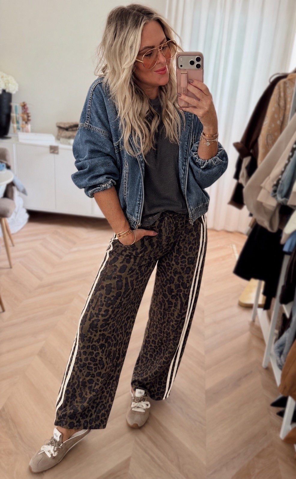 Okay THIS is how you do animal print. 🐆 all from Amazon ladies! These leopard pants with the sporty stripe are such a fun statement without feeling like too much. Love them dressed down with a denim jacket, tee + sneakers for an easy everyday fall look!

Leopard pants, animal print pants, denim jacket, casual fall outfit, fall fashion, sneakers, sporty chic outfit, women’s casual style, everyday outfit

#LTKSeasonal #LTKSaleAlert
