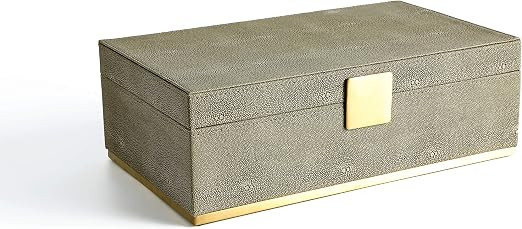 WV Faux GShagreen Leather Dresser Organizer,Night Stand Organizer, Storage Box for Men's Accessor... | Amazon (US)