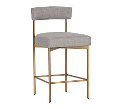 Ember Upholstered Counter Stool | Pottery Barn (US)