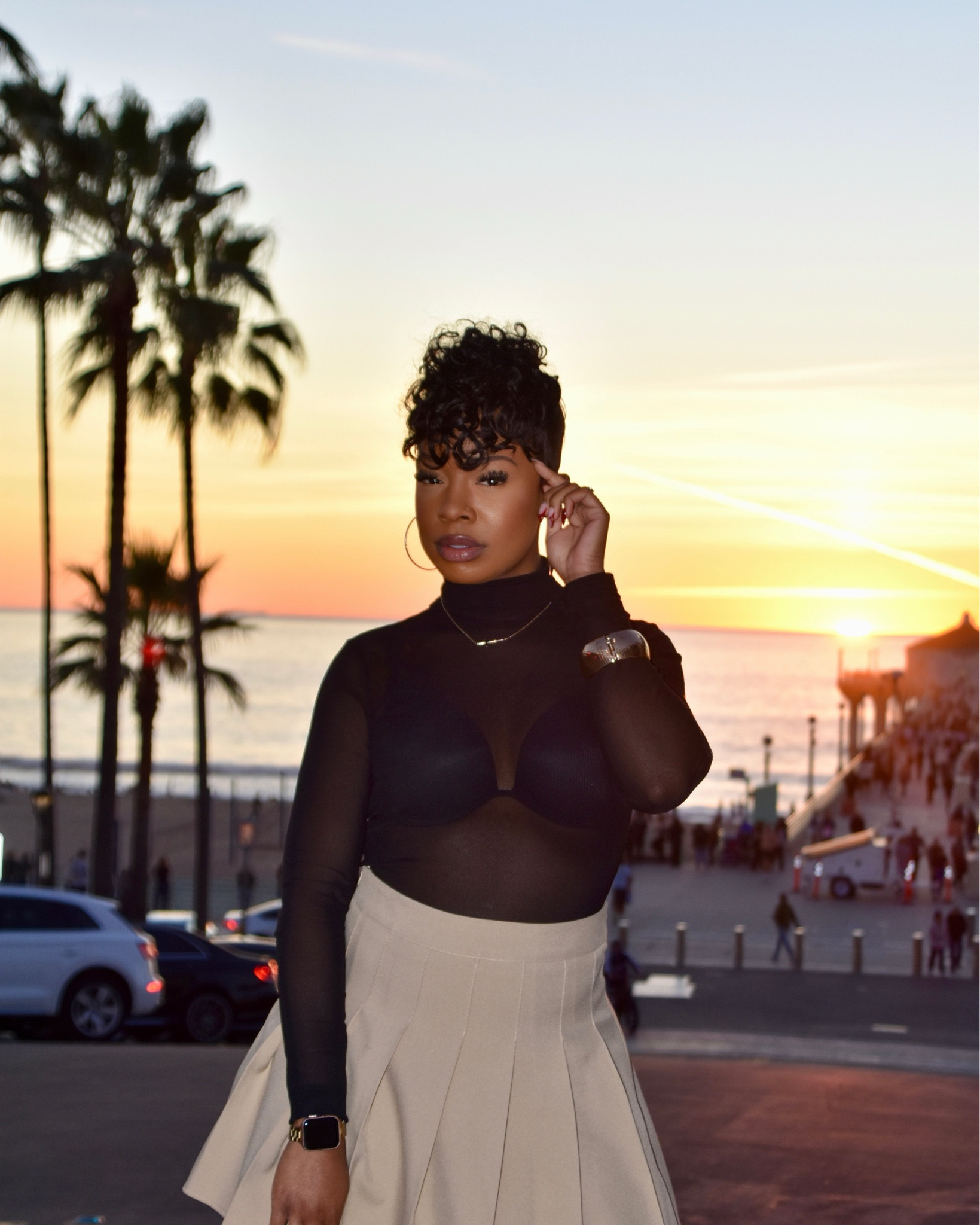 Cali Sunsets! ☀️I wore this outfit for brunch and received so many compliments! It was perfect as the weather was 75 degrees in the winter! Love Cali weather 🫶🏾

This whole outfit you can get from Amazon. 
Boots are from Sam Edelman. 

Top- small
Skirt- med
Boots- size 8

#LTKFindsUnder50 #LTKgrwm #LTKootd