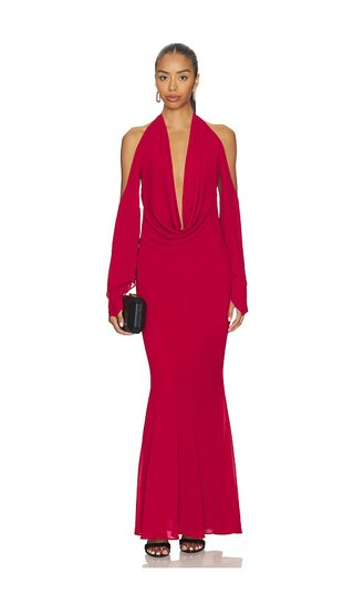 Rosanna Maxi Dress in Deep Red | Revolve Clothing (Global)