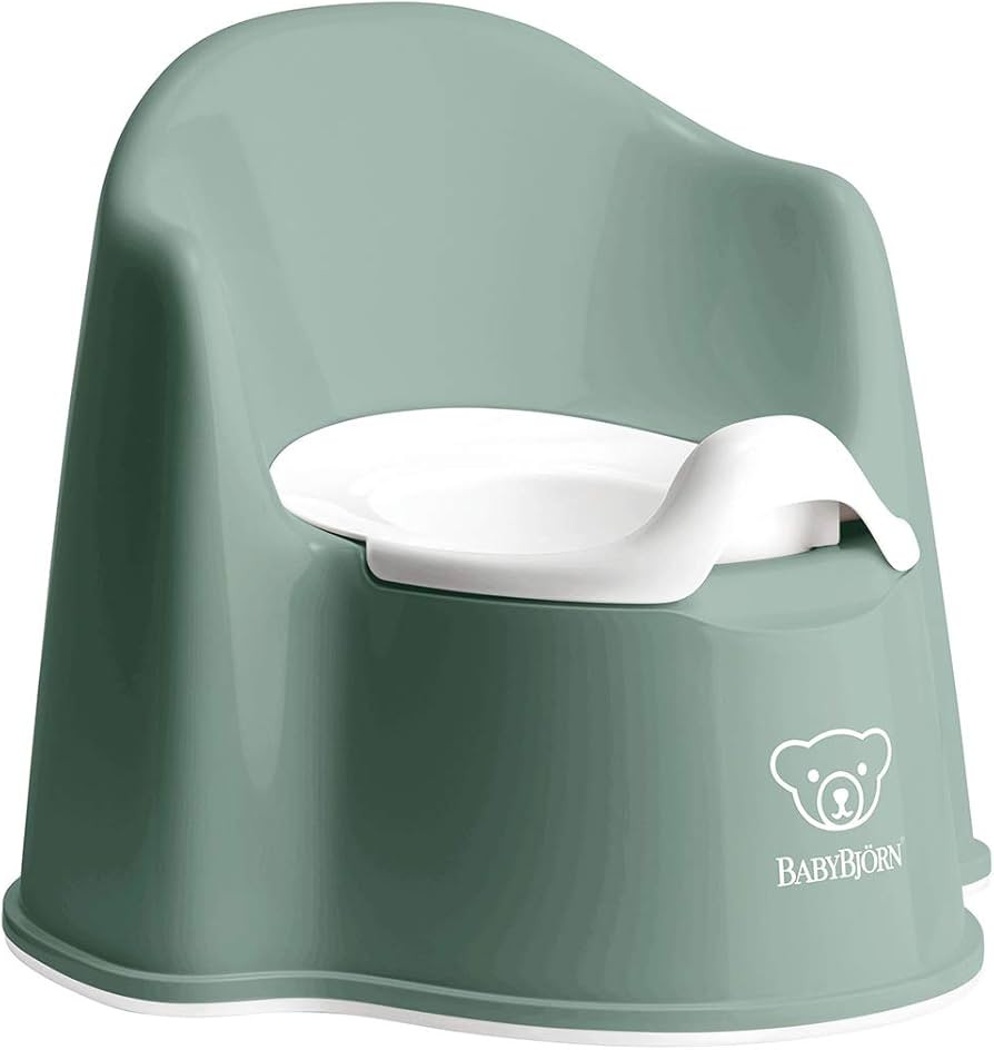 BabyBjörn Potty Chair, Deep green/White | Amazon (US)