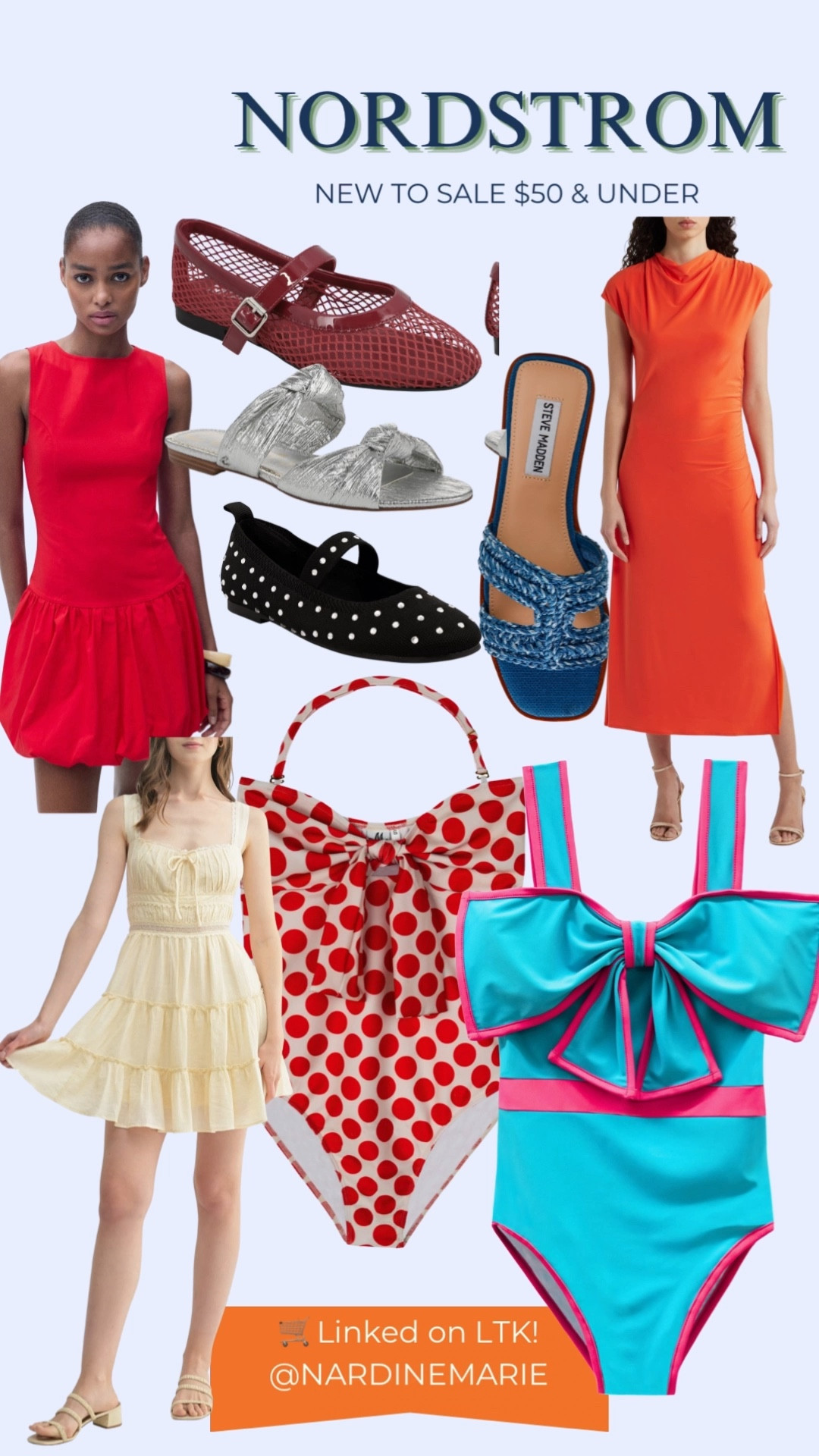 Rounding up my favorite items from Nordstrom that just dropped to UNDER $50!!!

Cutest swimsuits, summer sandals, and the breeziest dresses — all at major steal prices right now 🛍️
#NordstromSale #SummerStyle #AffordableFinds #LTKUnder50 #LTKSummerLooks #SaleAlert #SwimsuitSeason #SummerSandals #DressesOnSale #BudgetFriendlyFashion #LTKDealHunter #LTKSaleFinds

#LTKFindsUnder50 #LTKSeasonal #LTKSaleAlert