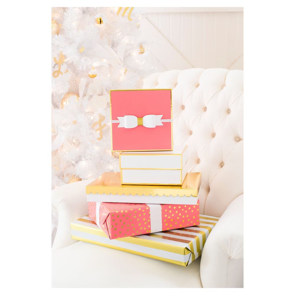 Sugar Paper Coral and Gold Gift Packaging Collection | Target