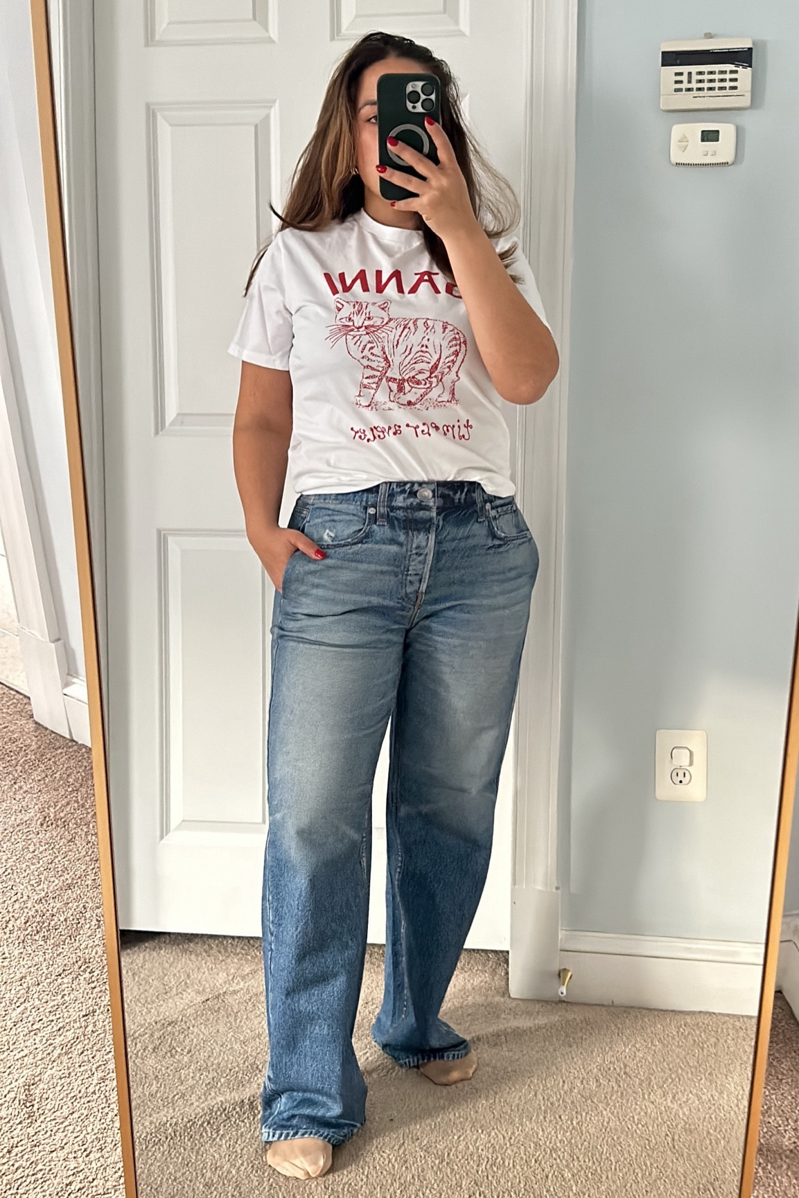 Denim print sweatpants 🤯 I’m wearing sz S

#LTKstyletip #LTKmidsize #LTKMostLoved