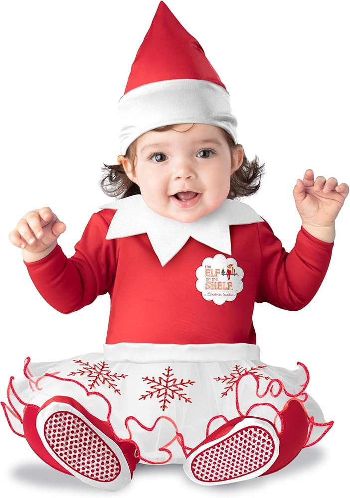 Fun World The Elf on the Shelf® Girl Elf Costume, Small | Amazon (US)