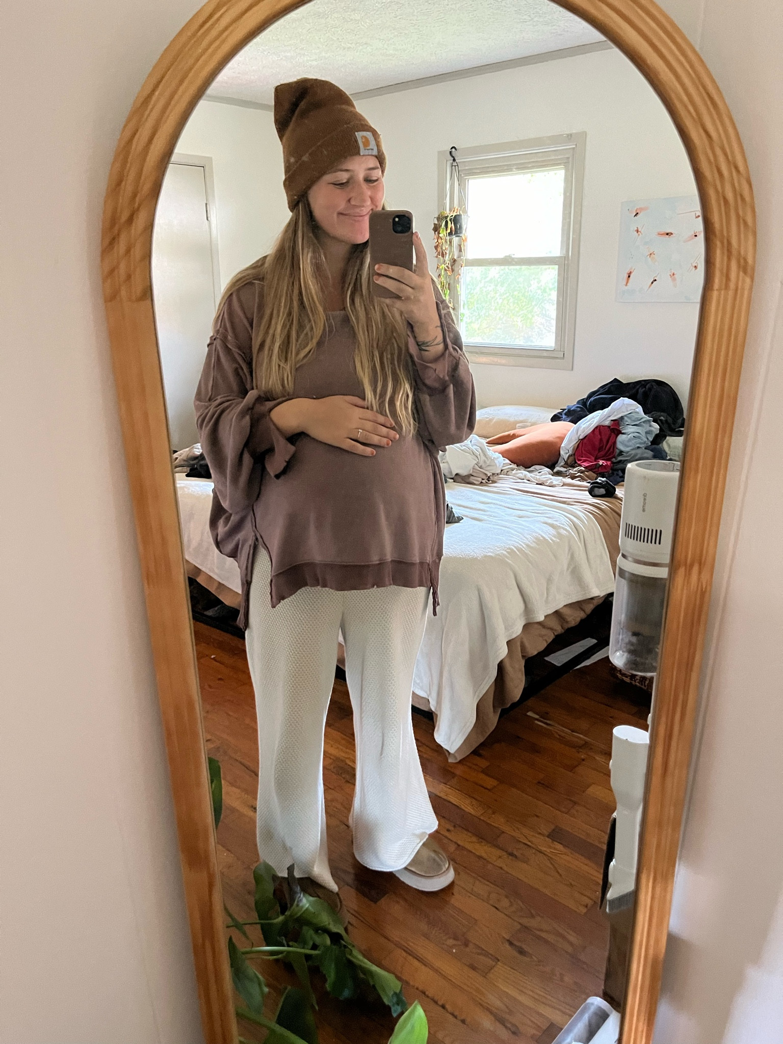 my dyed camden sweatshirt 🫶🏼