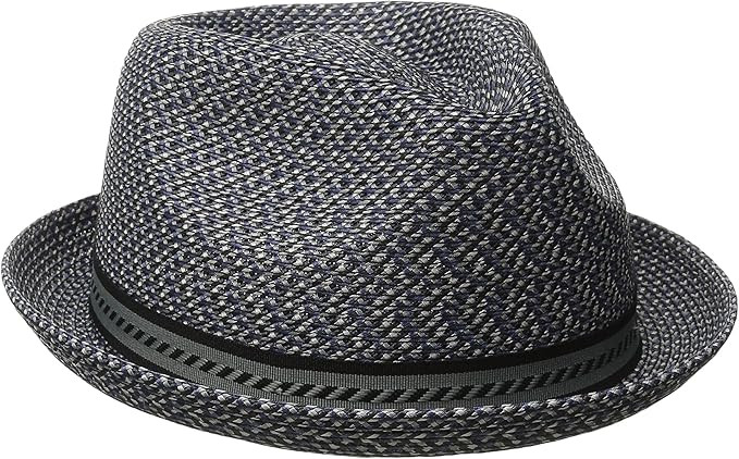 Bailey of Hollywood Men's Mannes Braided Fedora Trilby Hat | Amazon (US)