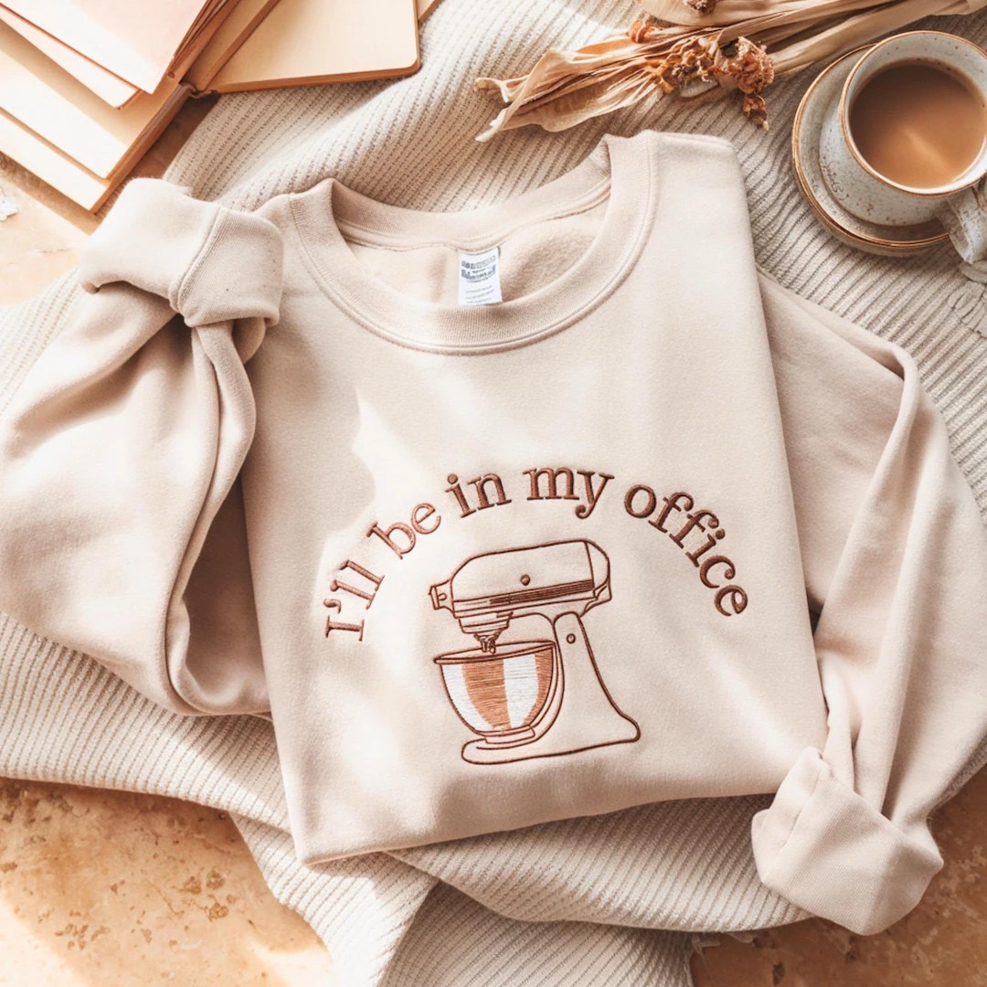 “I’ll be in my office” baking sweatshirt. This is an excellent gift for someone who enjoys baking or would make a great Mother’s Day present. 


Gift for mom, Baking Sweatshirt, Embroidered Baking Sweatshirt, Funny Baker Gift, Baking Lover Shirt, Gift for Bakers, Funny Baking Apparel #LTKGiftGuide

#LTKHome #LTKSeasonal #LTKSaleAlert

#LTKspringtrends #LTKspring #LTKSpringSale