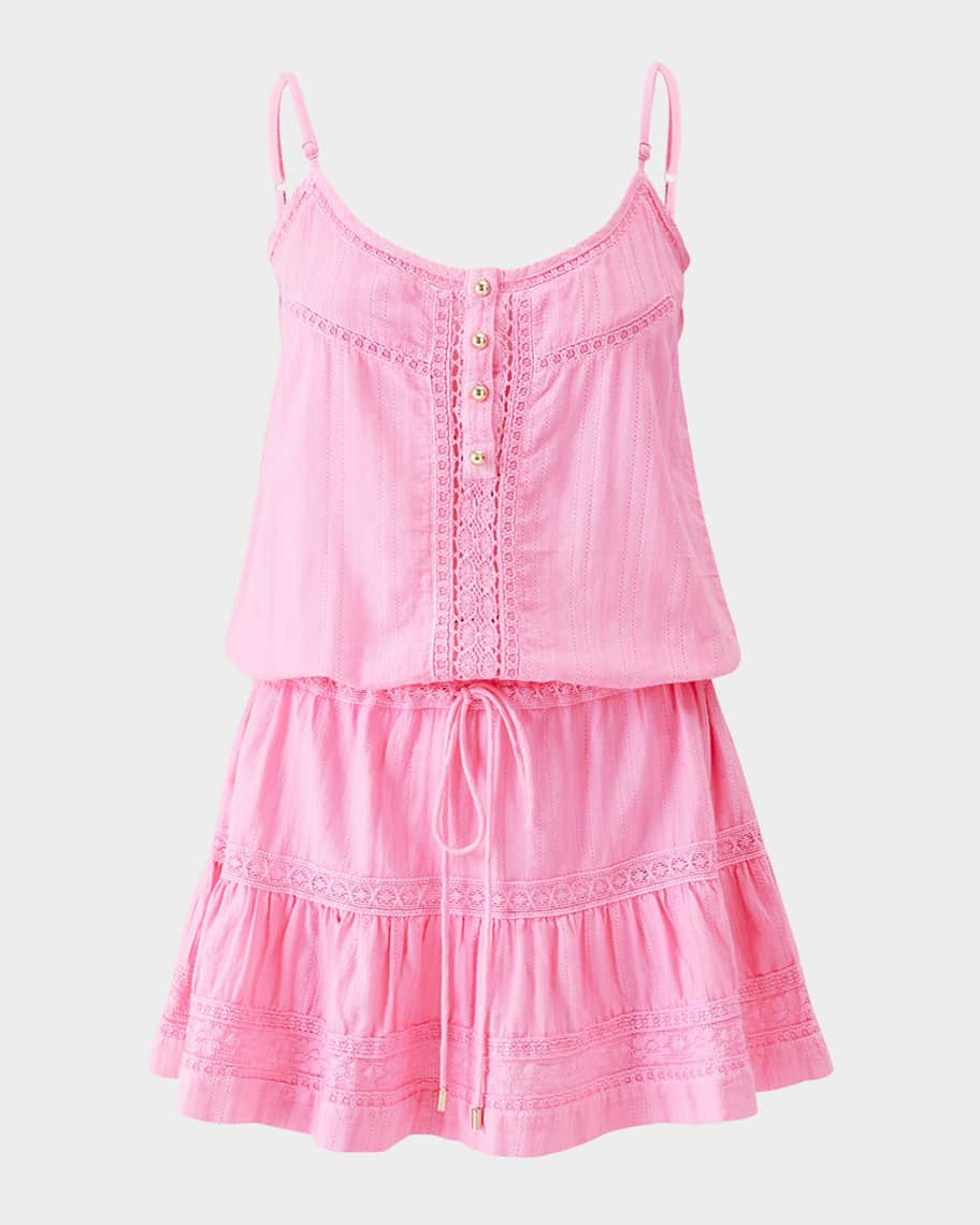 Kelly Embroidered Mini Dress | Neiman Marcus