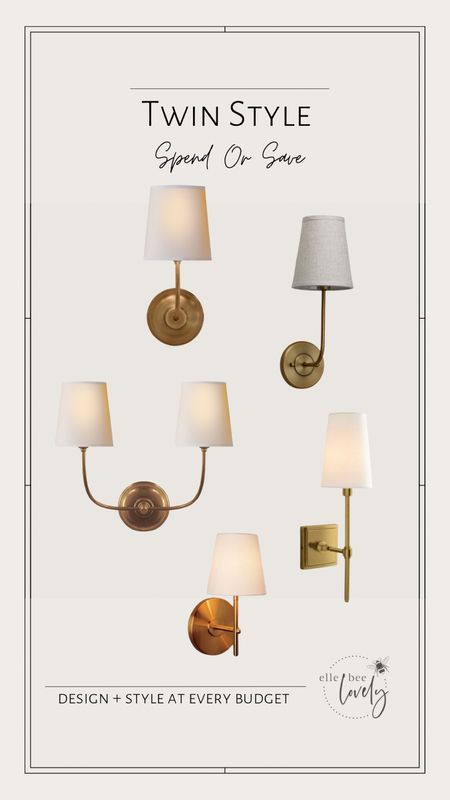 Twin Style Tuesday with a few similar looking (all gorgeous) sconces!

#LTKhome #LTKfindsunder100