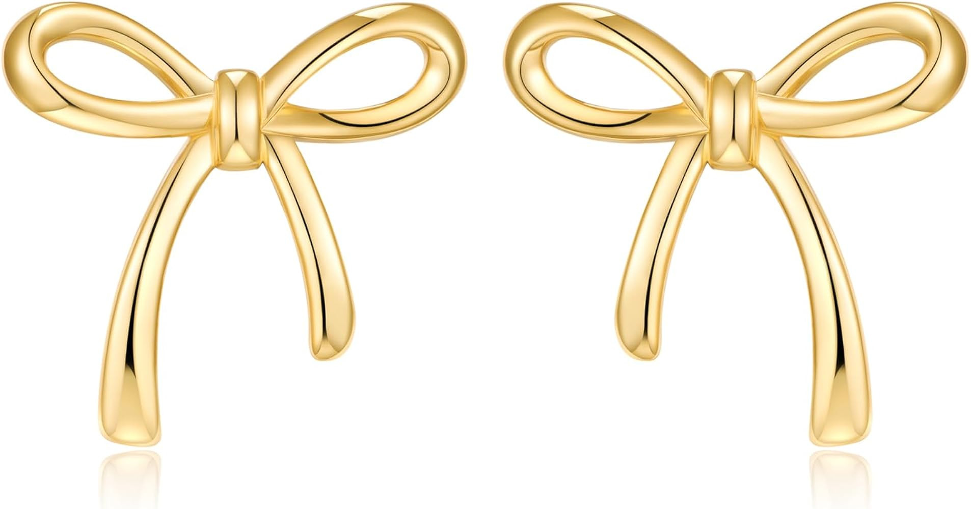 Bow Stud Earrings for Women Holiday Bow Jewelry Simple Earrings | Amazon (US)