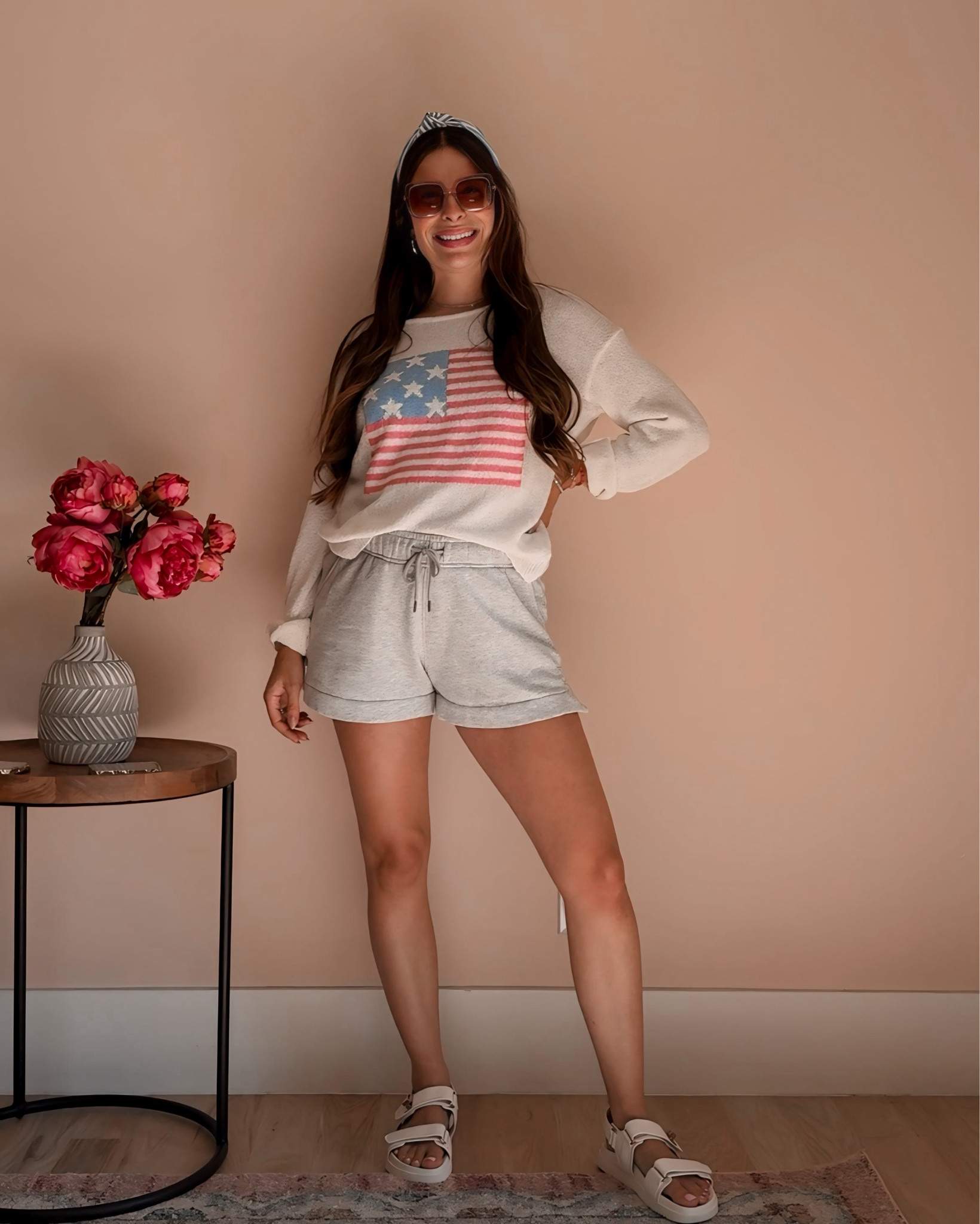 Bump friendly 4th of July outfit! 🇺🇸 wearing size medium in both pieces! I’m currently 5’ 6” 155 lbs!

Maternity, 33 weeks pregnant, patriotic outfit, open back sweater, summer outfitt

#LTKSeasonal #LTKFindsUnder50 #LTKBump