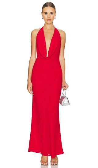 Runaway The Label Lexie Maxi Dress in Red. Size XS. Also in XL, XXL. | Revolve Clothing (Global)