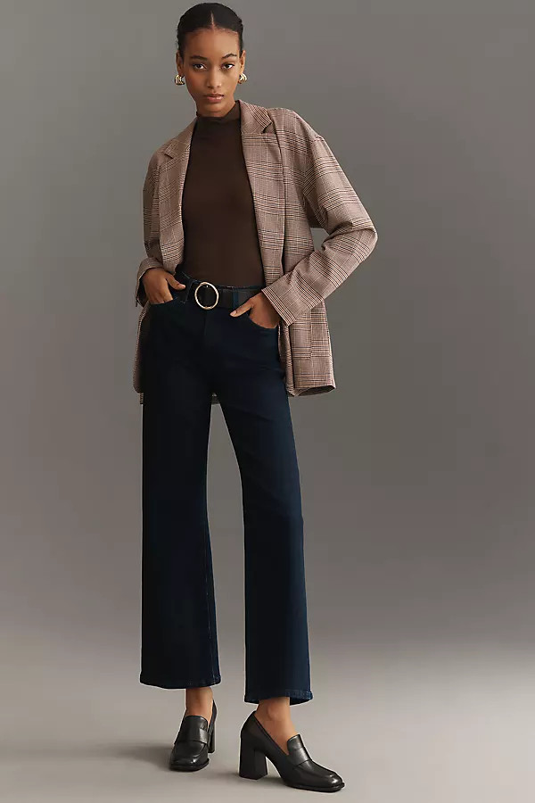 Joe's Jeans Blake High-Rise Wide-Leg Crop Jeans | Anthropologie (US)