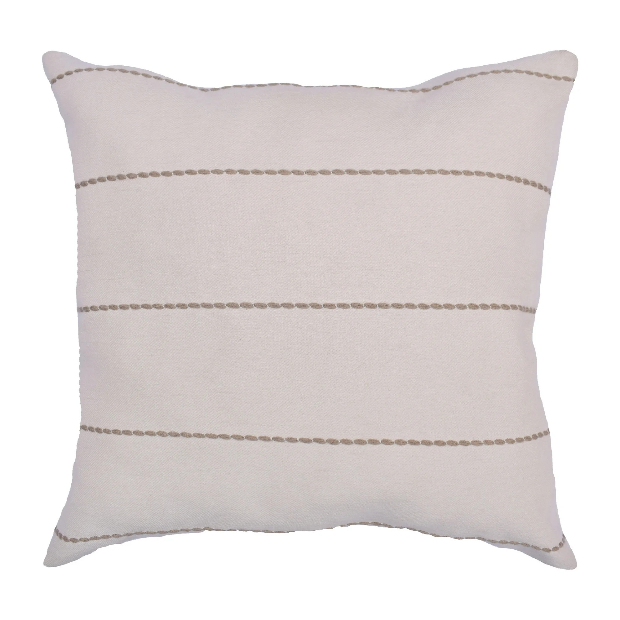 Better Homes and Garden Tan Stitch Outdoor Pillow | Walmart (US)