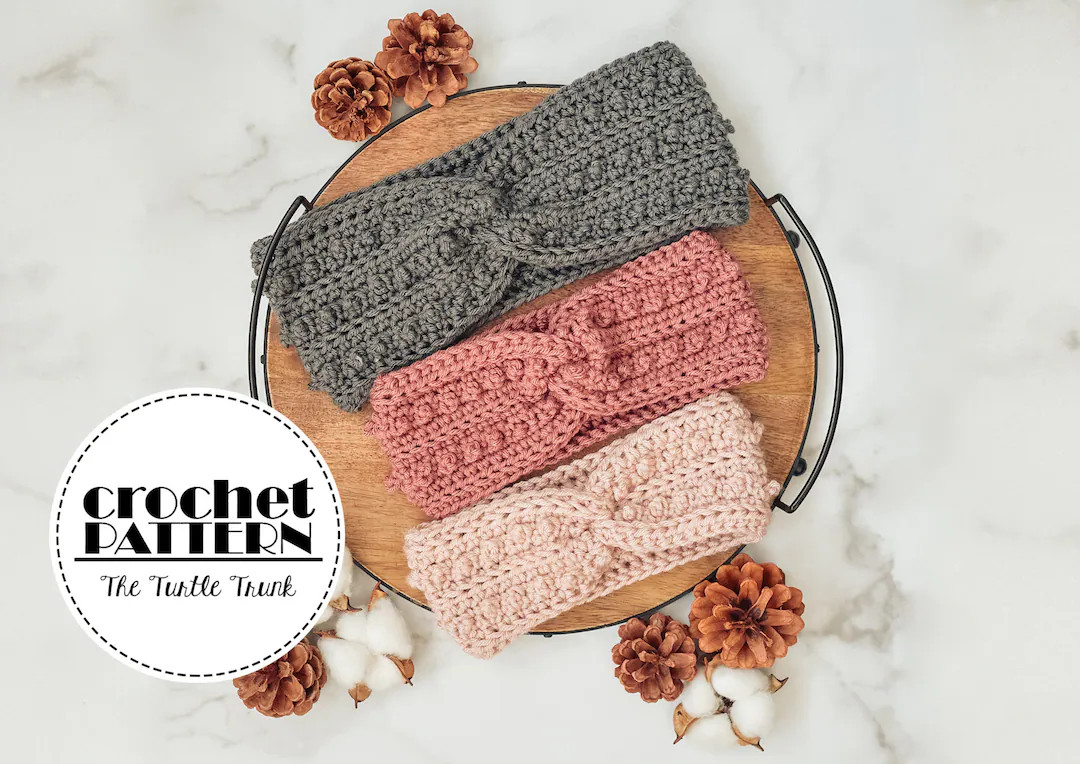 Picot Headband Crochet Pattern Easy Crochet Headband Pattern PDF Digital Download - Etsy | Etsy (US)