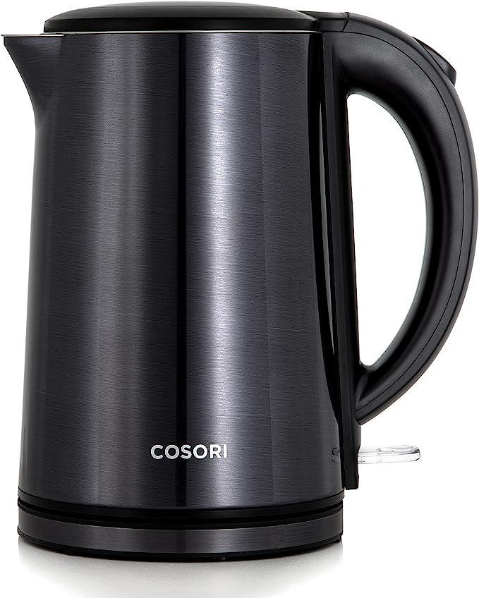 COSORI Double Wall Electric Kettle with Steel Outer Shell, Two-Level Lid, 304 Stainless Steel BPA... | Amazon (US)